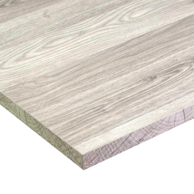 Top tavolo nobilitato rovere medusa quadro cm69x69X1,8