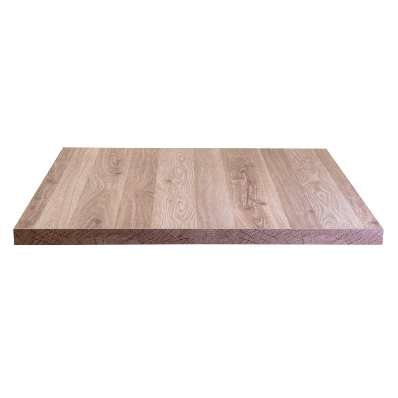Top tavolo nobilitato rovere naturale quadro cm69X69x1,8