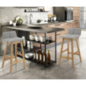 Sgabello Varm Wood 47 X 40 X 23 Cm