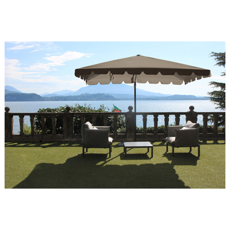 Ombrellone palo laterale Allegro Made in Italy - 250 x 250 cm