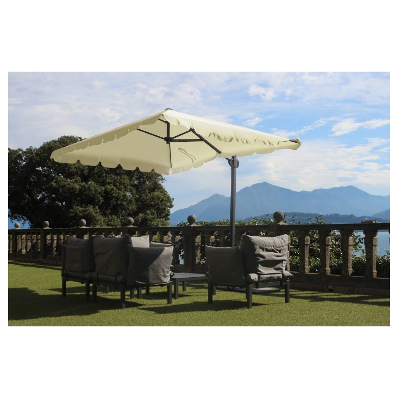 Ombrellone palo laterale Allegro Made in Italy - 250 x 250 cm