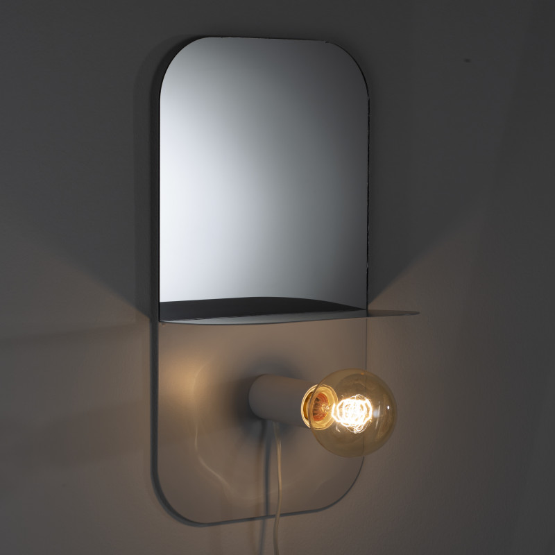 Lampada / Mensola / Specchio / Comodino 50 X 17 H.28,5 Cm