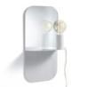 Lampada / Mensola / Specchio / Comodino 50 X 17 H.28,5 Cm