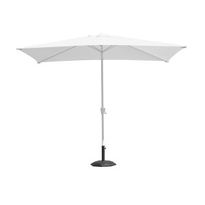 Ombrellone Nevada 3x2 Palo Centrale Bianco Manov Telo Bianco Moia