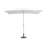 Ombrellone Nevada 3x2 Palo Centrale Bianco Manov Telo Bianco Moia