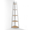 Libreria Angolare Varm Wood H.4 X P.172 X L.54 Cm