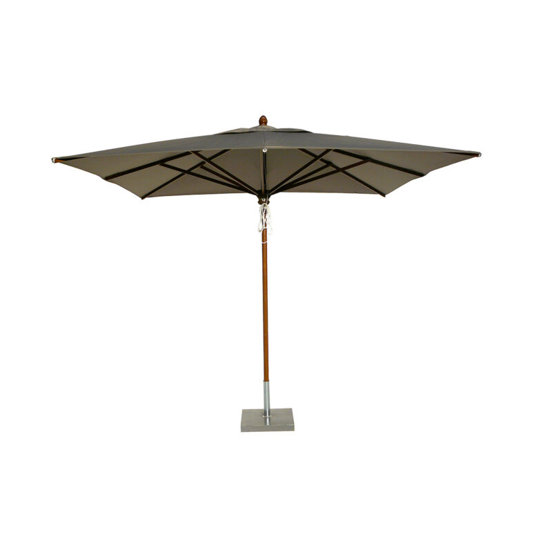 Ombrellone palo centrale Timbers Made in Italy - 200 x 300 cm