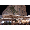 Ombrellone palo centrale Timbers Made in Italy - 200 x 300 cm