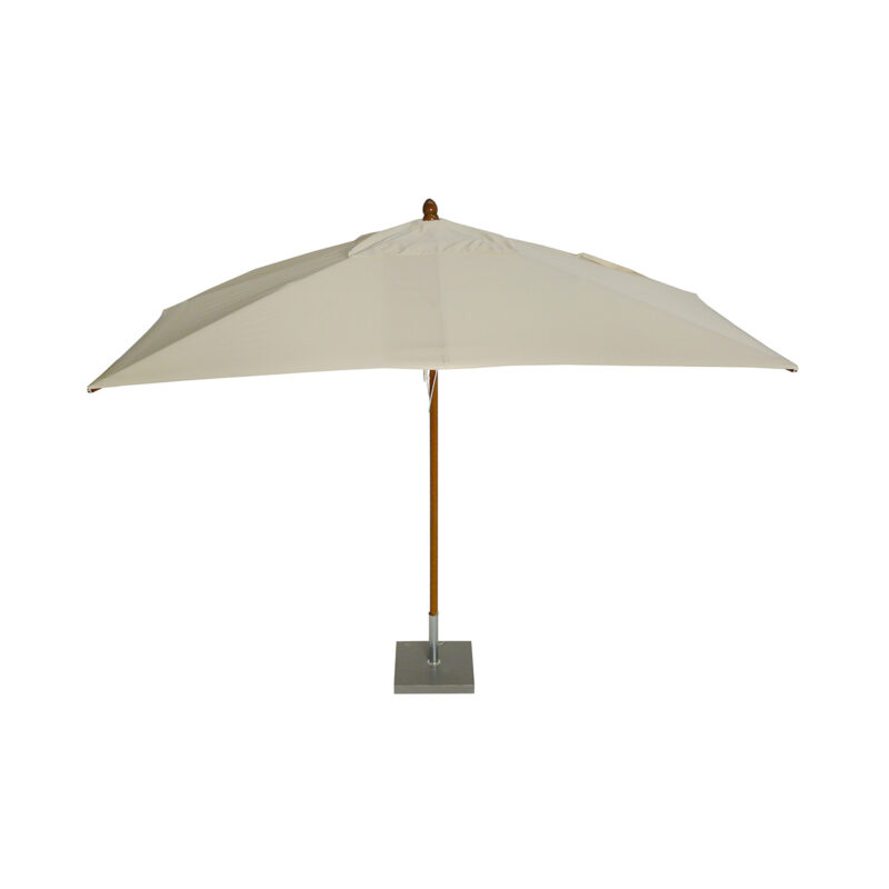 Ombrellone palo centrale Timbers Made in Italy - 300 x 400 cm