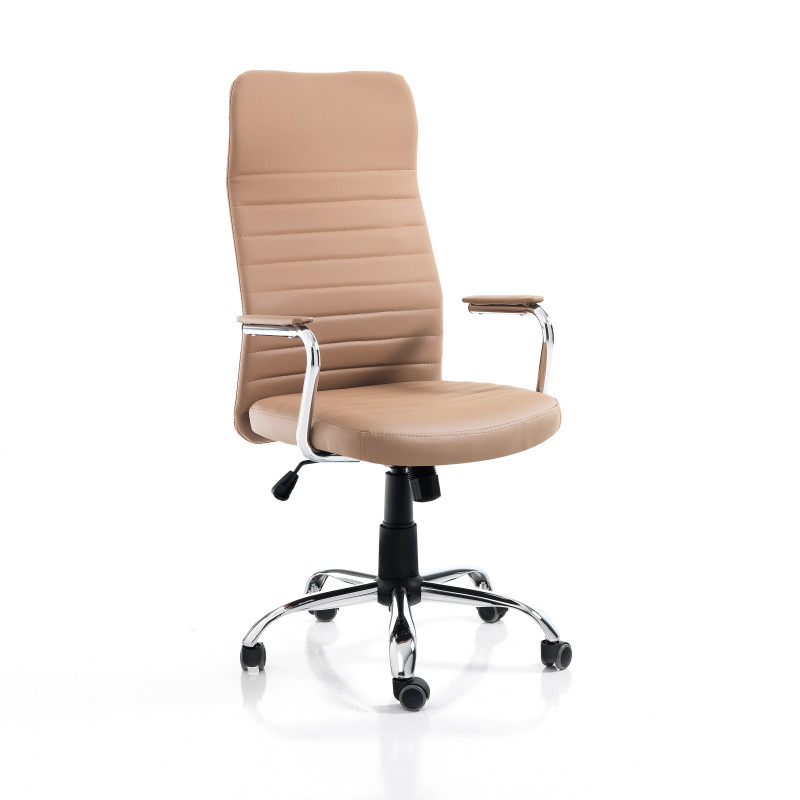 Poltrona Da Ufficio Wichita High Brown 76X20X59 Cm