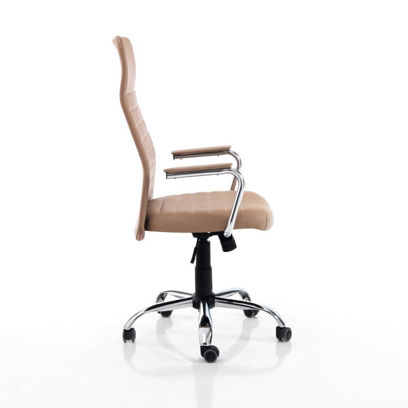 Poltrona Da Ufficio Wichita High Brown 76X20X59 Cm