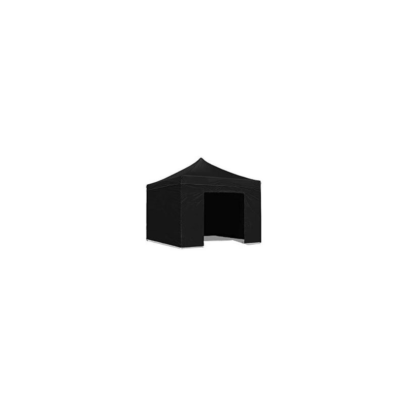 Telo laterale 3x2mt nero impermeabile di ricambio per gazebo richiudibile