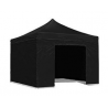Telo laterale 3x2mt nero impermeabile di ricambio per gazebo richiudibile