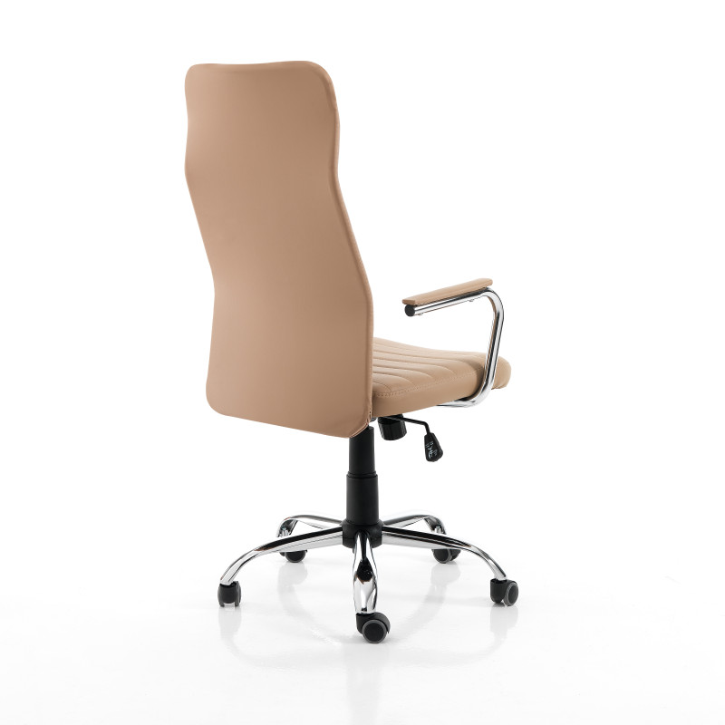 Poltrona Da Ufficio Wichita High Brown 76X20X59 Cm