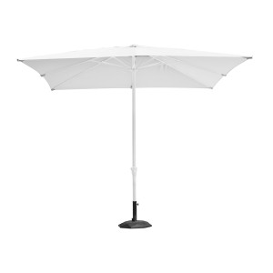 Ombrellone Nevada 3x3 Fusto Bianco Manov Telo Bianco Moia