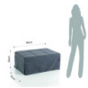 Pouf / Letto / Chaise Longue Quick 96 X 72 H44,5 Cm