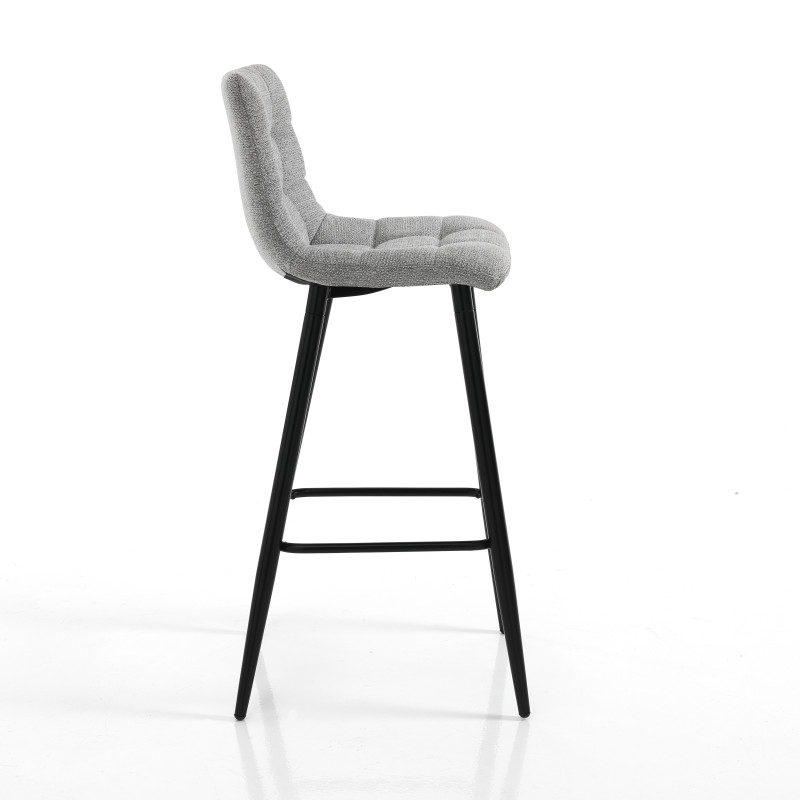 Sgabello Toffee Light Grey 74X50X37 Cm