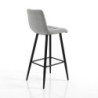 Sgabello Toffee Light Grey 74X50X37 Cm