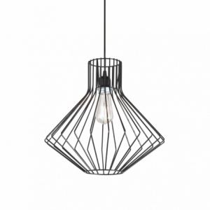 Lampada A Sospensione Ampolla-4 Sp1 Nero Ideal-Lux