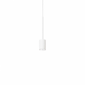 Lampada A Sospensione Archimede Sp Cilindro Bianco Ideal-Lux