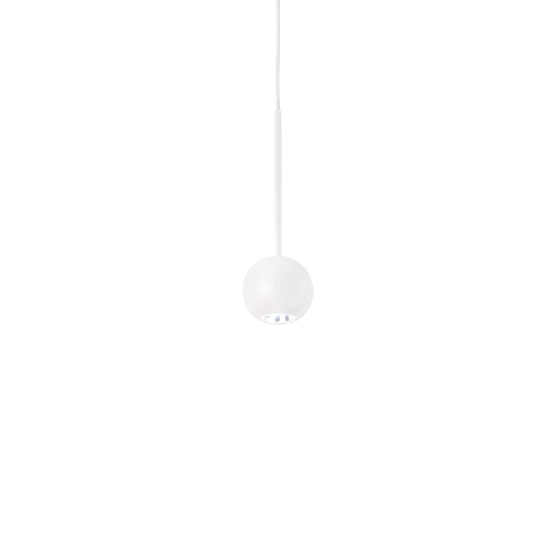 Lampada A Sospensione Archimede Sp Sfera Bianco Ideal-Lux