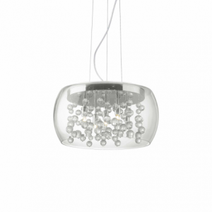 Lampada A Sospensione Audi-80 Sp5 Trasparente Ideal-Lux