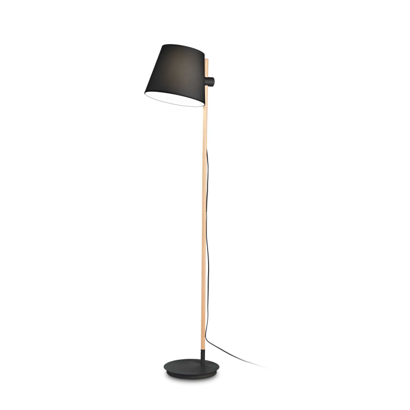 Lampada Da Terra Axel Pt1 Nero Ideal-Lux