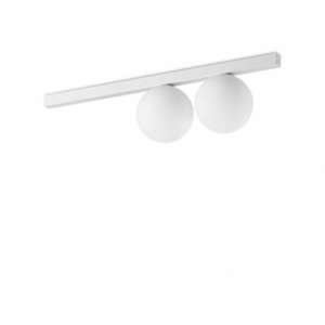 Lampada Da Soffitto Binomio Pl2 Bianco Ideal-Lux