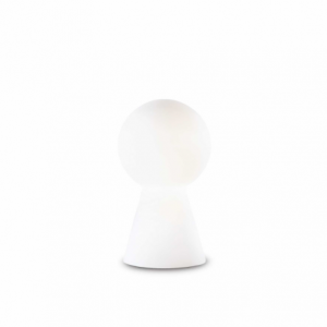 Lampada Da Tavolo Birillo Tl1 Small Bianco Ideal-Lux