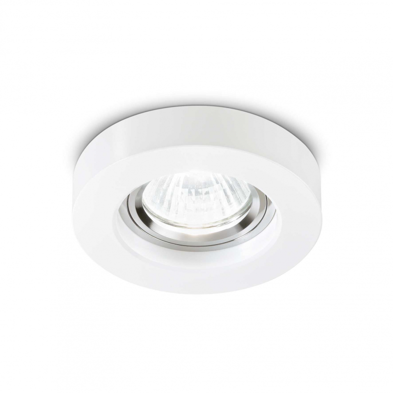 Lampada Da Incasso Blues Fi Round Bianco Ideal-Lux