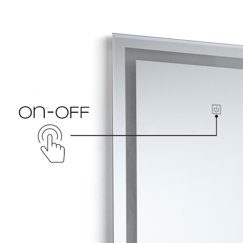 Specchiera Da Parete Line 130X60X8 Cm