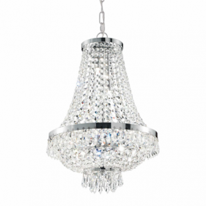 Lampada A Sospensione Caesar Sp12 Cromo Ideal-Lux