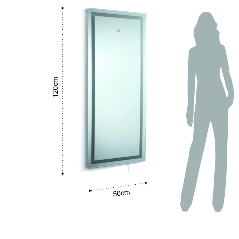 Specchiera Da Parete Line 130X60X8 Cm