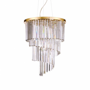 Lampada A Sospensione Carlton Sp12 Oro Ideal-Lux