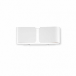 Lampada Da Parete Clip Ap2 Mini Bianco Ideal-Lux