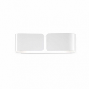 Lampada Da Parete Clip Ap2 Small Bianco Ideal-Lux