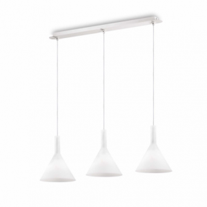 Lampada A Sospensione Cocktail Sp3 Bianco Ideal-Lux