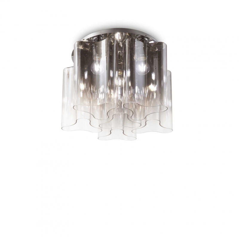 Lampada Da Soffitto Compo Pl6 Fume' Ideal-Lux