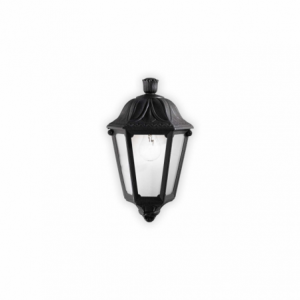 Lampada Da Parete Dafne Ap1 Small Nero Ideal-Lux