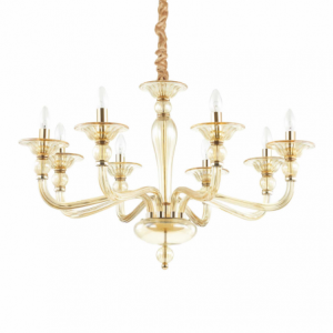 Lampada A Sospensione Danieli Sp8 Ambra Ideal-Lux