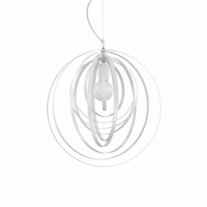 Lampada A Sospensione Disco Sp1 Bianco Ideal-Lux