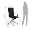 Poltrona Da Ufficio Premier Black 89X59X38 Cm