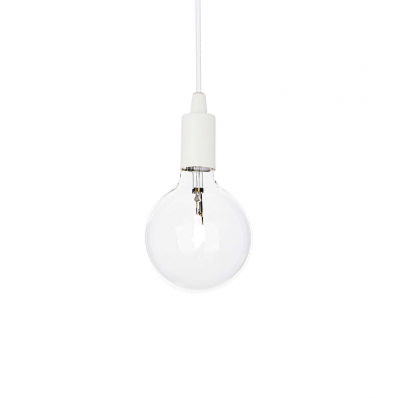 Lampada A Sospensione Edison Sp1 Bianco Ideal-Lux