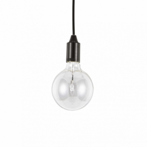 Lampada A Sospensione Edison Sp1 Nero Ideal-Lux