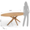 Tavolo Tallin 114 X 196 H.14 Cm