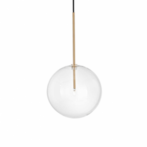 Lampada A Sospensione Equinoxe Sp1 D25 Ottone Ideal-Lux