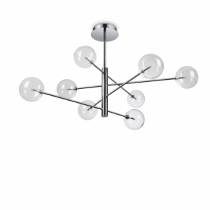 Lampada A Sospensione Equinoxe Sp8 Cromo Ideal-Lux