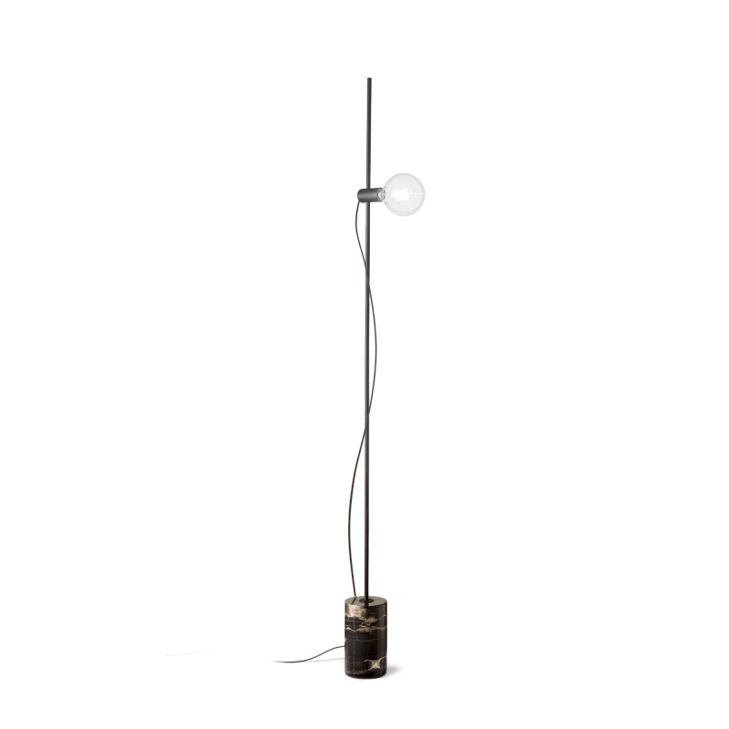 Lampada Da Terra Eva Pt1 Nero Ideal-Lux