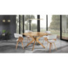 Tavolo Rotondo Tallin Rovere 137 cm | Tomasucci