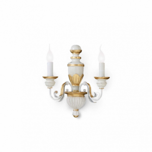 Lampada Da Parete Firenze Ap2 Bianco Ideal-Lux